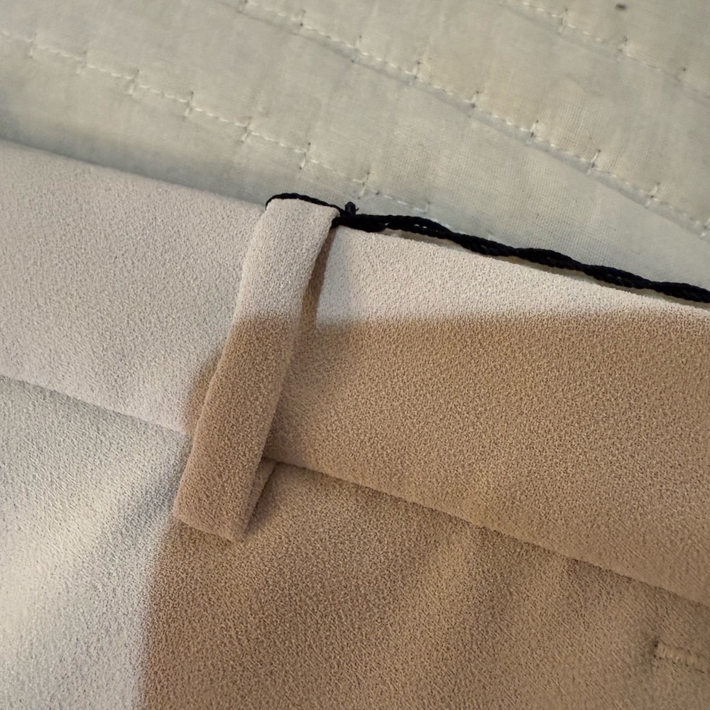 Zara Cream Wide Leg Pants NWT Size Large - Picture 5 of 8